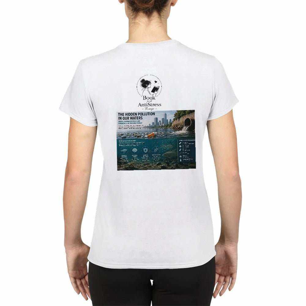 Droghe e Inquinamento Donna T-Shirt – Performance Sportiva TraspiranteEleva il tuo abbigliamento sportivo con la nostra T-Shirt da donna &
