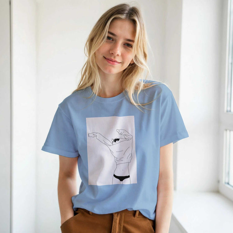 Essential Cotton Crew Neck T-Shirt - Premium Black TeeExperience superior comfort and quality with our Essential Cotton Crew Neck T-Shirt. Crafted for a soft, premium feel, this black tee is the perfect foundation for aPrint MaterialKawaii Therapy ShopKawaii Therapy ShopEssential Cotton