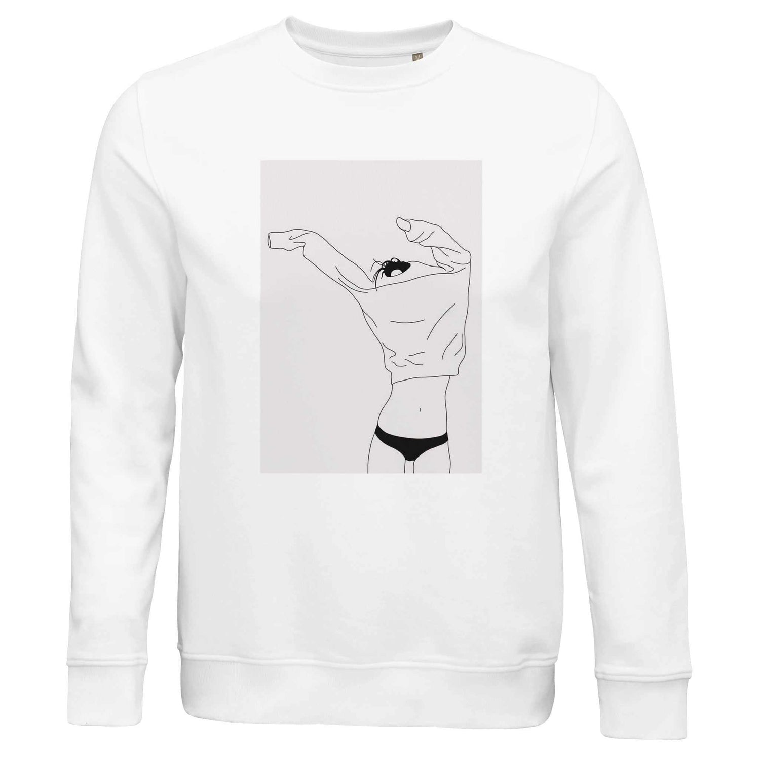 Felpa Unisex in Cotone Biologico - Design Illustrato Comodo e SostenibEleva il tuo guardaroba quotidiano con la nostra Felpa Comoda in Cotone Illustrata, un capo che unisce perfettamente stile contemporaneo, comfort superiore e consapePrint MaterialFelpa Unisex in Cotone BiologicoKawaii Therapy ShopKawaii Therapy Shop