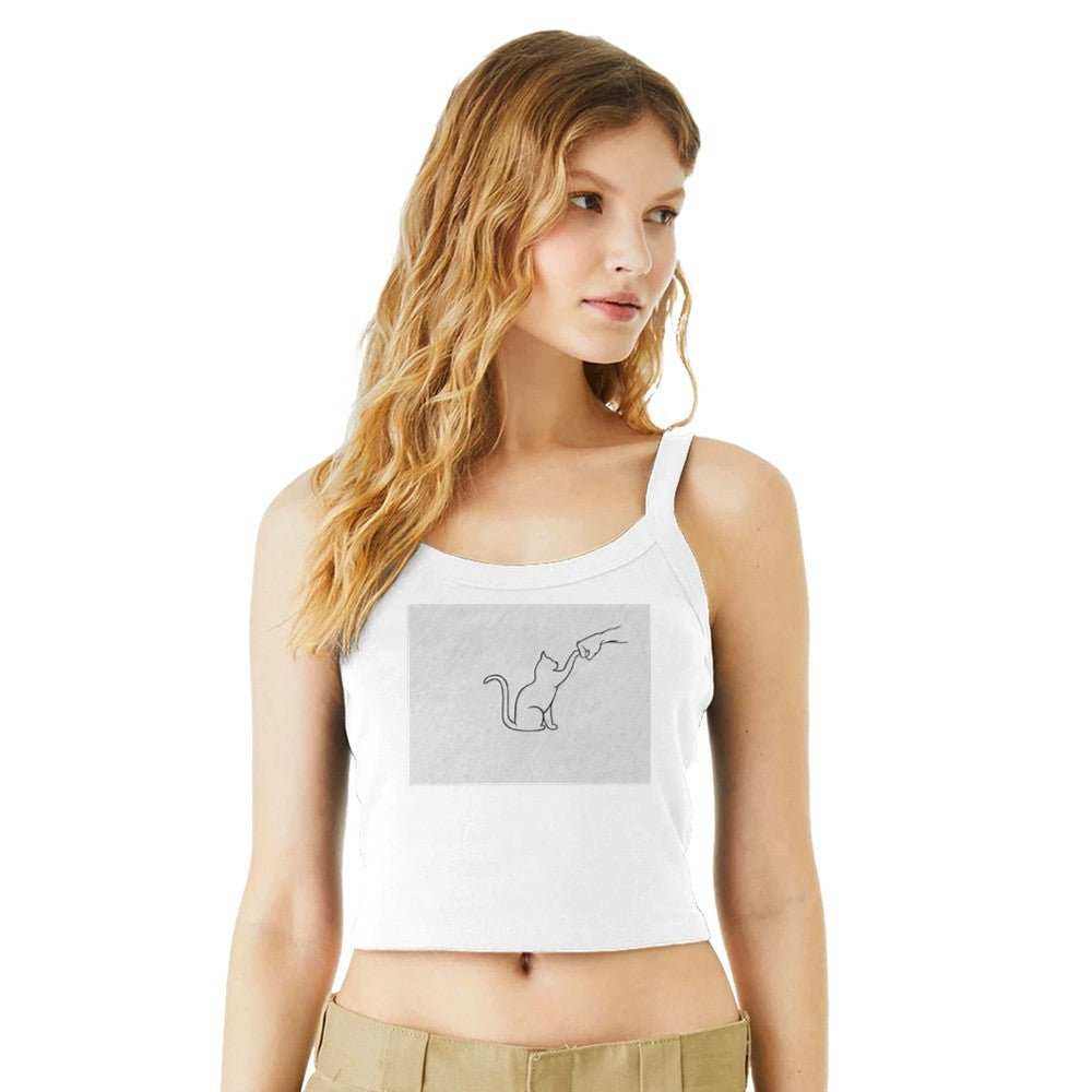 Canotta Donna Stile Minimal Cat - Cotone Morbido e Design ModernoEleva il tuo guardaroba quotidiano con la nostra Canotta Minimal Cat, un capo essenziale che unisce uno stile contemporaneo a un comfort senza pari. Caratterizzata dPrint MaterialKawaii Therapy ShopKawaii Therapy ShopCanotta Donna