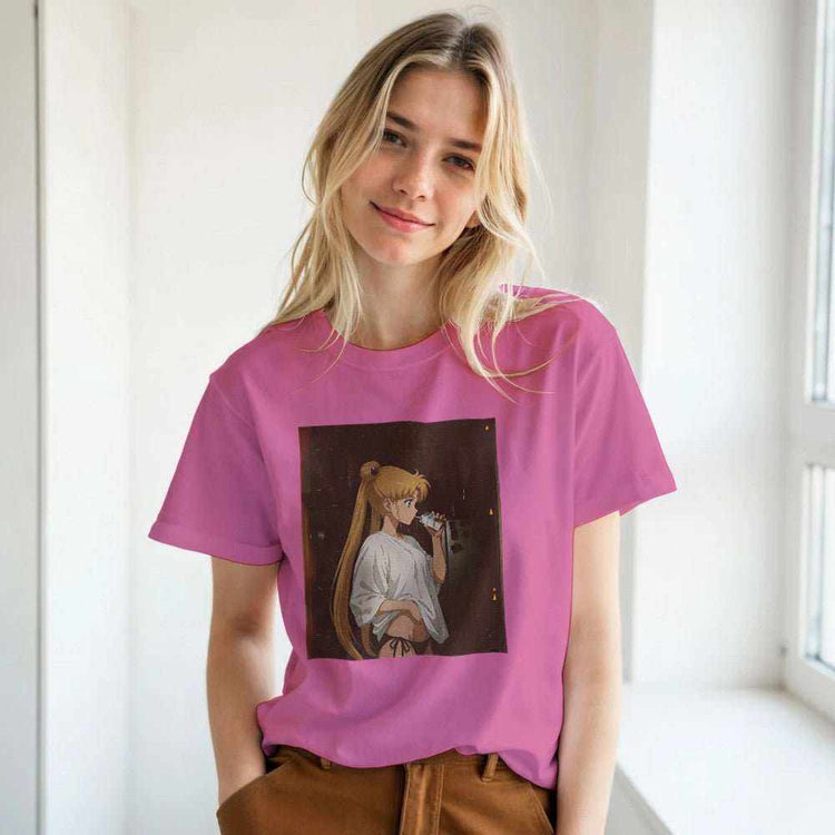 Sailor Moon Graphic T-Shirt - Premium Soft Cotton TeeEmbrace the iconic aesthetic of Sailor Moon with this premium graphic t-shirt. Designed for both style and comfort, this tee features a high-quality print on a soft,Print MaterialKawaii Therapy ShopKawaii Therapy ShopSailor Moon