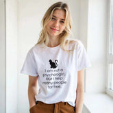 I Am Not A Psychologist But I Help Many People For Free T-Shirt - PremMake a statement with our "I Am Not A Psychologist, But I Help Many People For Free" t-shirt. Designed for those with a great sense of humor and a heart for helping Print MaterialKawaii Therapy ShopKawaii Therapy ShopI Am Not A Psychologist