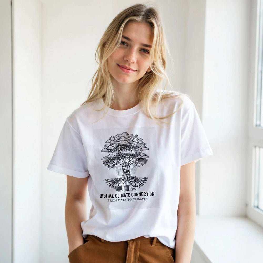 Digital Climate Connection Graphic T-Shirt - Premium Soft Cotton TeeEmbrace modern innovation with our Digital Climate Connection T-Shirt. Designed for those who value both style and comfort, this premium tee features a high-definitiPrint MaterialKawaii Therapy ShopKawaii Therapy ShopDigital Climate Connection