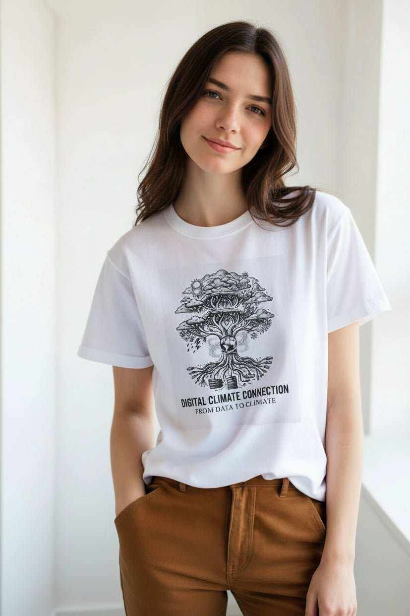 Digital Climate Connection Graphic T-Shirt - Premium Soft Cotton TeeEmbrace modern innovation with our Digital Climate Connection T-Shirt. Designed for those who value both style and comfort, this premium tee features a high-definitiPrint MaterialKawaii Therapy ShopKawaii Therapy ShopDigital Climate Connection