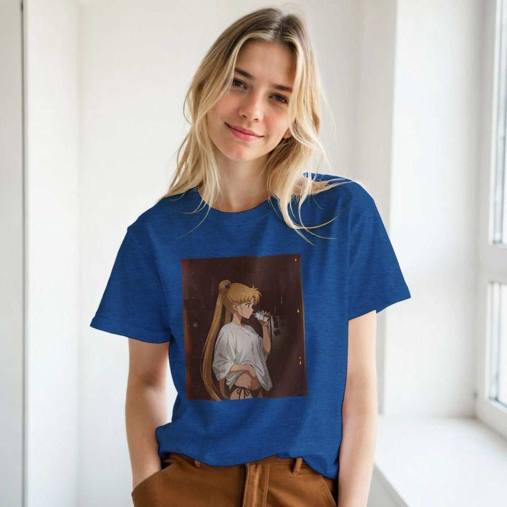 Sailor Moon Graphic T-Shirt - Premium Soft Cotton TeeEmbrace the iconic aesthetic of Sailor Moon with this premium graphic t-shirt. Designed for both style and comfort, this tee features a high-quality print on a soft,Print MaterialSailor MoonKawaii Therapy ShopKawaii Therapy Shop