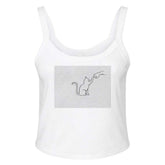 Canotta Donna Stile Minimal Cat - Cotone Morbido e Design ModernoEleva il tuo guardaroba quotidiano con la nostra Canotta Minimal Cat, un capo essenziale che unisce uno stile contemporaneo a un comfort senza pari. Caratterizzata dPrint MaterialKawaii Therapy ShopKawaii Therapy ShopCanotta Donna
