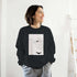 Minimalist Cat Graphic Crewneck Sweatshirt - Women&