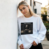 Unisex sweatshirt featuring Albert Einstein mental disorders graphic print, made from comfortable print material, by Kawaii Therapy Shop.
