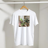 Unisex Fabulous Fat Friends T-Shirt by Kawaii Therapy Shop featuring a colorful print on soft cotton fabric.
