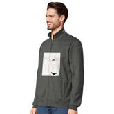 Felpa Uomo Zip Fela Uomo Illustrazione Art – Cotone Riciclato Eco-FrieEleva il tuo stile quotidiano con la nostra felpa con zip unisex, caratterizzata dall&