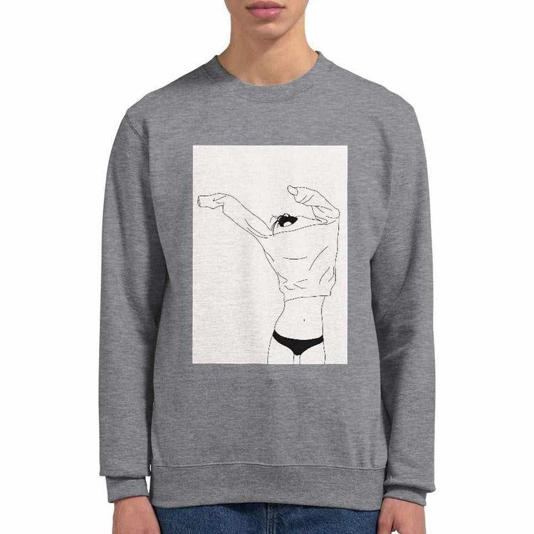 Felpa Girocollo Minimal Style Donna - Premium UnisexEleva il tuo guardaroba quotidiano con la nostra Felpa Girocollo Minimal Style, progettata per offrire un equilibrio perfetto tra comfort superiore e design essenziaPrint MaterialKawaii Therapy ShopKawaii Therapy ShopFelpa Girocollo