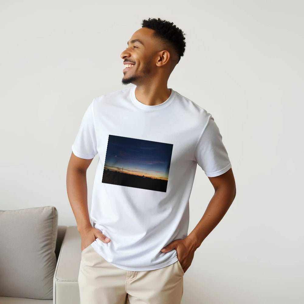 Sunset Graphic T-Shirt – Premium Soft Cotton Crew NeckElevate your casual wardrobe with our premium Sunset Graphic T-Shirt. Featuring a stunning sunset photography print, this t-shirt combines artistic flair with unparaPrint MaterialKawaii Therapy ShopKawaii Therapy ShopSunset Graphic T-Shirt