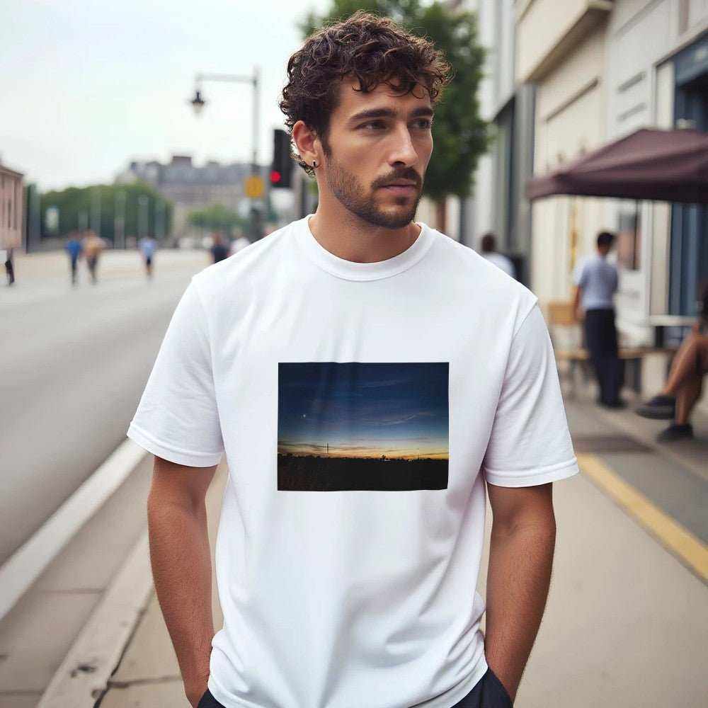 Sunset Graphic T-Shirt – Premium Soft Cotton Crew NeckElevate your casual wardrobe with our premium Sunset Graphic T-Shirt. Featuring a stunning sunset photography print, this t-shirt combines artistic flair with unparaPrint MaterialKawaii Therapy ShopKawaii Therapy ShopSunset Graphic T-Shirt