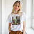 Unisex Fabulous Fat Friends T-Shirt by Kawaii Therapy Shop, soft cotton print tee with colorful design on front.
