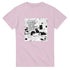 White cotton graphic T-shirt featuring a "Sorry I&