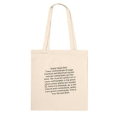 Trees Communication Premium Cotton Tote Bag | Eco-Friendly Durable CarElevate your daily routine with our Trees Communication Premium Tote Bag, a perfect blend of sustainability, style, and durability. Designed for those who value bothPrint MaterialKawaii Therapy ShopKawaii Therapy ShopTrees Communication