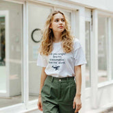 Traumatized & Single Graphic T-Shirt - Unisex Heavy Cotton TeeEmbrace your mood with our &