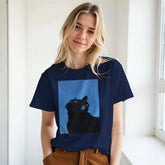 Black Cat Music Graphic T-Shirt - Premium Cotton TeeExpress your rhythm and style with our Black Cat Music T-Shirt. This premium tee combines artistic flair with unparalleled comfort, making it a wardrobe staple for mPrint MaterialKawaii Therapy ShopKawaii Therapy ShopBlack Cat Music