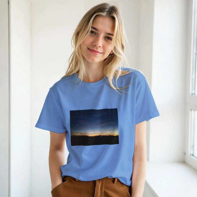 Sunset Graphic T-Shirt – Premium Soft Cotton Crew NeckElevate your casual wardrobe with our premium Sunset Graphic T-Shirt. Featuring a stunning sunset photography print, this t-shirt combines artistic flair with unparaPrint MaterialKawaii Therapy ShopKawaii Therapy ShopSunset Graphic T-Shirt