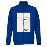 Felpa Uomo Zip Fela Uomo Illustrazione Art – Cotone Riciclato Eco-FrieEleva il tuo stile quotidiano con la nostra felpa con zip unisex, caratterizzata dall&