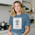 Unisex cotton T-shirt featuring a science and nature-inspired print with atoms design, from Kawaii Therapy Shop.