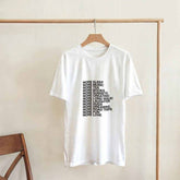 T-shirt SAY NO in cotone pesante premium dallo stile casual minimalista