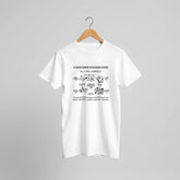 Unisex T-shirt with AI-Based Climate Intelligence System print, made from high-quality material, featuring a modern design.
