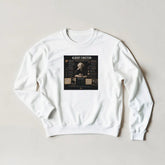 Unisex sweatshirt featuring a graphic print of Albert Einstein with mental disorders, made of comfortable print material by Kawaii Therapy Shop.