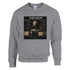 Unisex sweatshirt with Albert Einstein mental disorders graphic print, featuring colorful, artistic design on soft fabric.