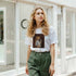 Sailor Moon graphic T-shirt made of soft cotton with colorful print featuring Sailor Moon character, from Kawaii Therapy Shop.