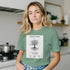 Unisex cotton T-shirt with science and nature print, featuring atoms design, from Kawaii Therapy Shop.