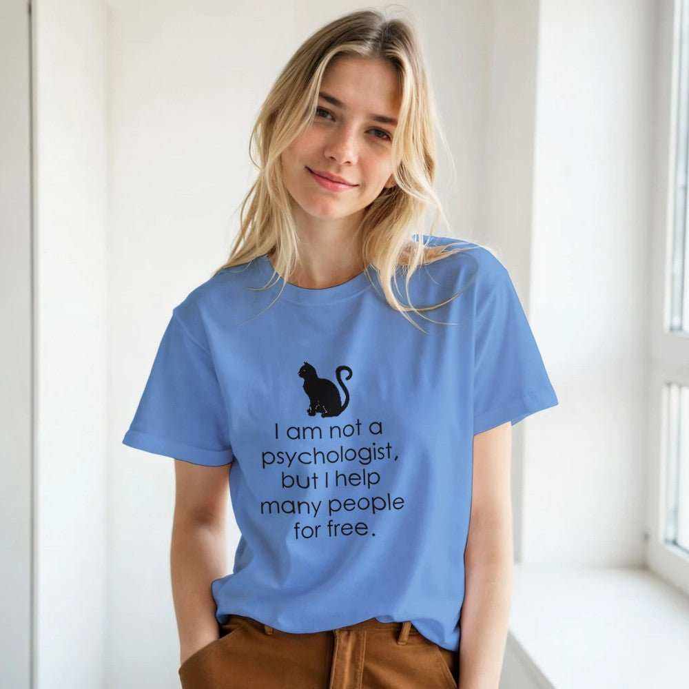 I Am Not A Psychologist But I Help Many People For Free T-Shirt - PremMake a statement with our "I Am Not A Psychologist, But I Help Many People For Free" t-shirt. Designed for those with a great sense of humor and a heart for helping Print MaterialKawaii Therapy ShopKawaii Therapy ShopI Am Not A Psychologist