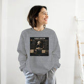 Unisex sweatshirt featuring a graphic print of Albert Einstein with mental disorders, in a Kawaii Therapy Shop design.