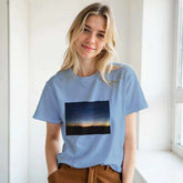 Sunset Graphic T-Shirt – Premium Soft Cotton Crew NeckElevate your casual wardrobe with our premium Sunset Graphic T-Shirt. Featuring a stunning sunset photography print, this t-shirt combines artistic flair with unparaPrint MaterialKawaii Therapy ShopKawaii Therapy ShopSunset Graphic T-Shirt