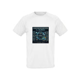 Unisex AI Climate Intelligence System Performance sports t-shirt with vibrant print material by Kawaii Therapy Shop.