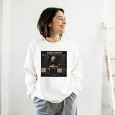 Unisex sweatshirt with Albert Einstein mental disorders graphic print, featuring colorful, artistic design on soft fabric.