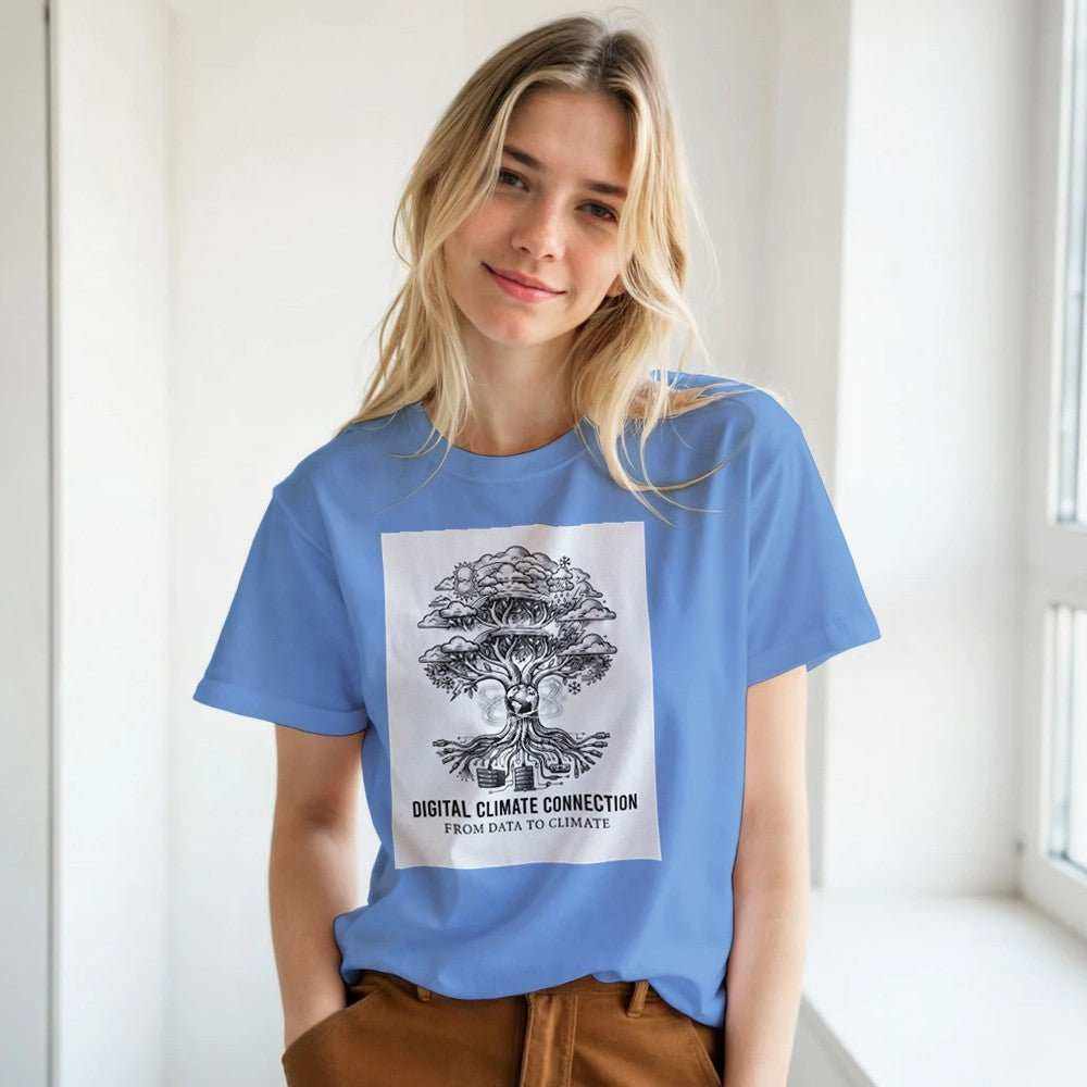 Digital Climate Connection Graphic T-Shirt - Premium Soft Cotton TeeEmbrace modern innovation with our Digital Climate Connection T-Shirt. Designed for those who value both style and comfort, this premium tee features a high-definitiPrint MaterialKawaii Therapy ShopKawaii Therapy ShopDigital Climate Connection