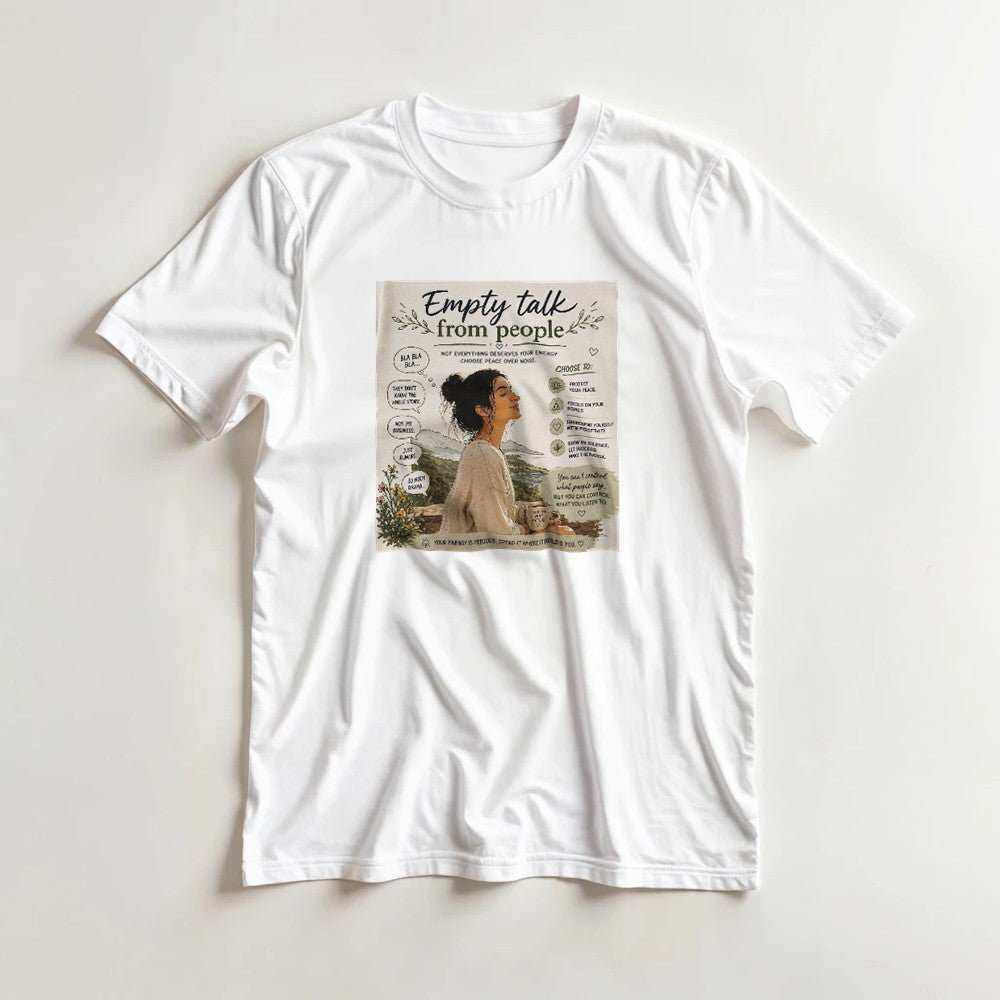 T-shirt BornOut Empty Tò Talk from People in cotone pesante premium