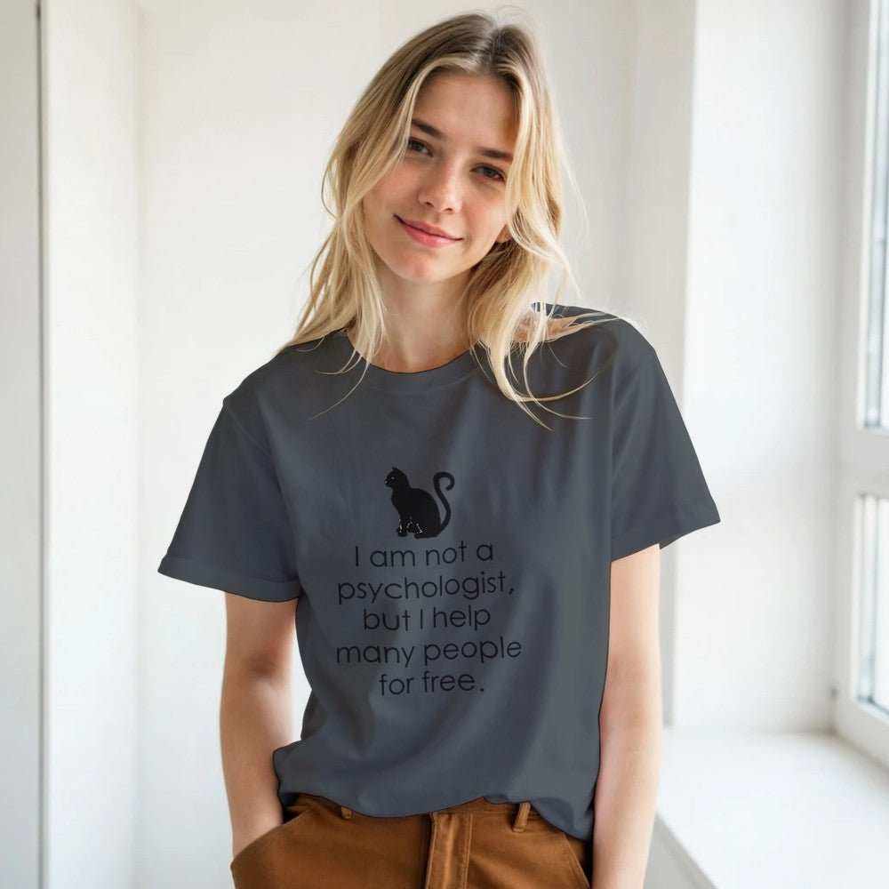 I Am Not A Psychologist But I Help Many People For Free T-Shirt - PremMake a statement with our "I Am Not A Psychologist, But I Help Many People For Free" t-shirt. Designed for those with a great sense of humor and a heart for helping Print MaterialKawaii Therapy ShopKawaii Therapy ShopI Am Not A Psychologist