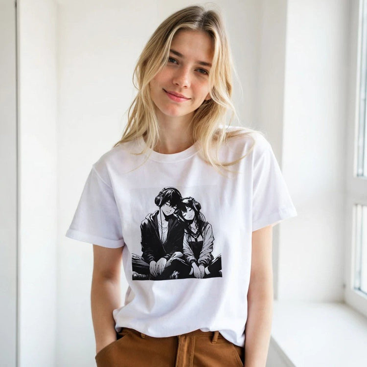 Unisex Love Hipersensitivity T-Shirt by Kawaii Therapy Shop, premium soft cotton with graphic print, casual and comfortable.