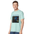 Unisex Wood Waid Web Connection T-Shirt from Kawaii Therapy Shop made of sustainable organic cotton, featuring a printed web design.